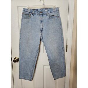 Levi’s 550 Relaxed fit Straight leg blue jeans Men’s  1996 Vintage 90s 36x32